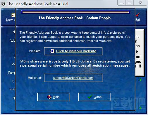 The Friendly Address Book,The Friendly Address Book下载,信息地址存储软件
