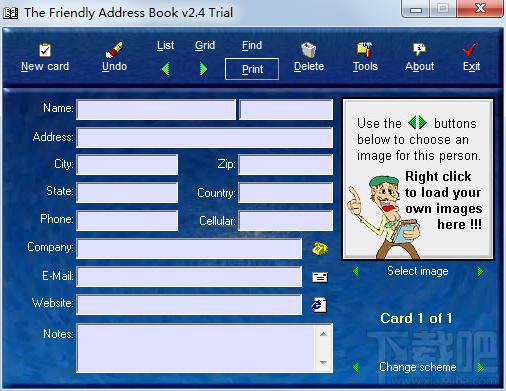 The Friendly Address Book,The Friendly Address Book下载,信息地址存储软件
