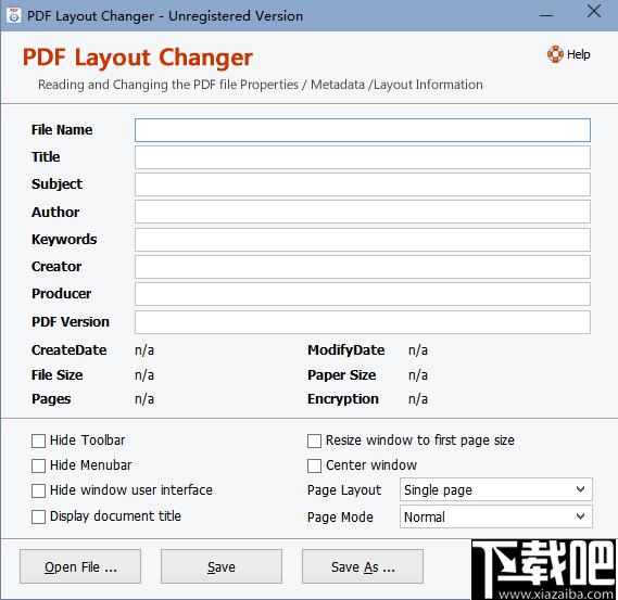 PDF Layout Changer下载,元数据,PDF工具,PDF管理