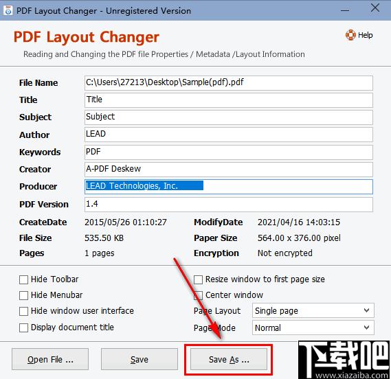 PDF Layout Changer下载,元数据,PDF工具,PDF管理