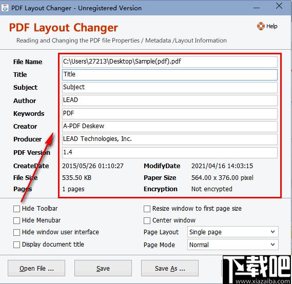 PDF Layout Changer下载,元数据,PDF工具,PDF管理