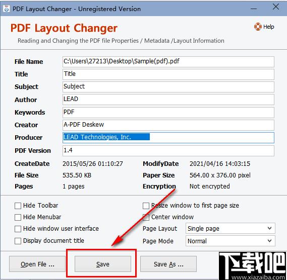 PDF Layout Changer下载,元数据,PDF工具,PDF管理