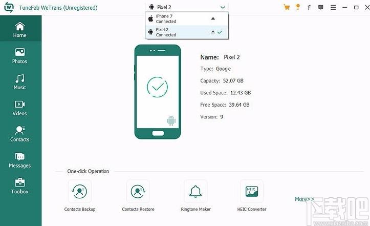 TuneFab WeTrans下载,数据迁移软件,数据传输